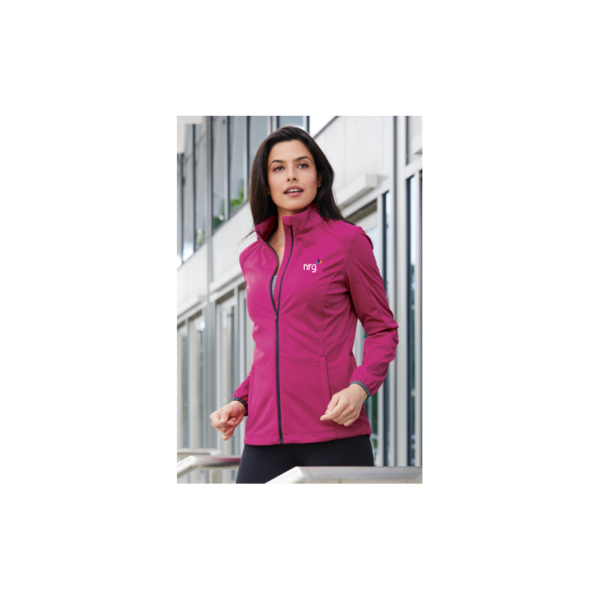 Womens Port Authority® Active Soft Shell Jacket - Pink